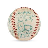 A 1969 St. Louis Cardinals Team Signed Autograph Baseball Including Multiple Hall of Famers (JSA Letter of Authenticity),
