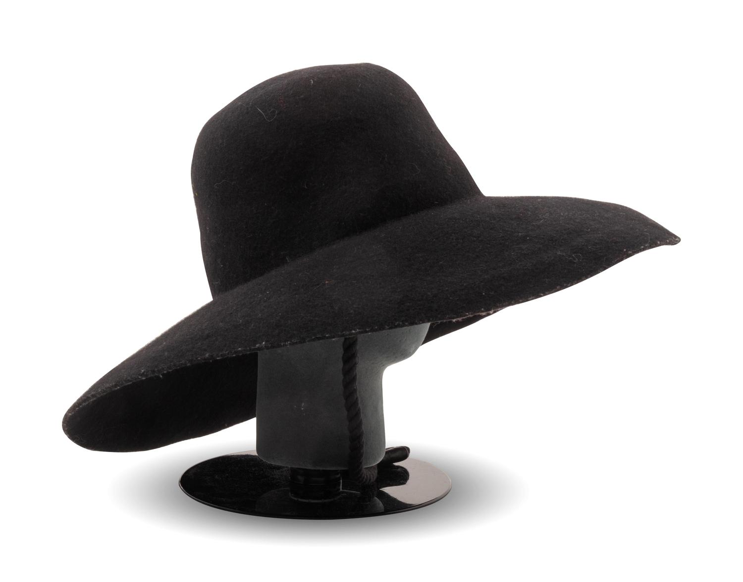 12 Assorted Hats and a Pair of Feathered Cuffs, 1970-2000s