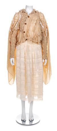Comme des Garçons 'Broken Bride' Ensemble, F/W 2005 Size for blouse: Medium; Size for skirt: Large