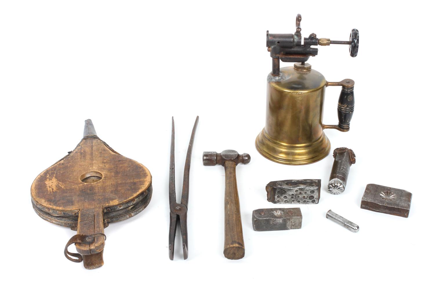 Nine Navajo Jewelry Making Tools