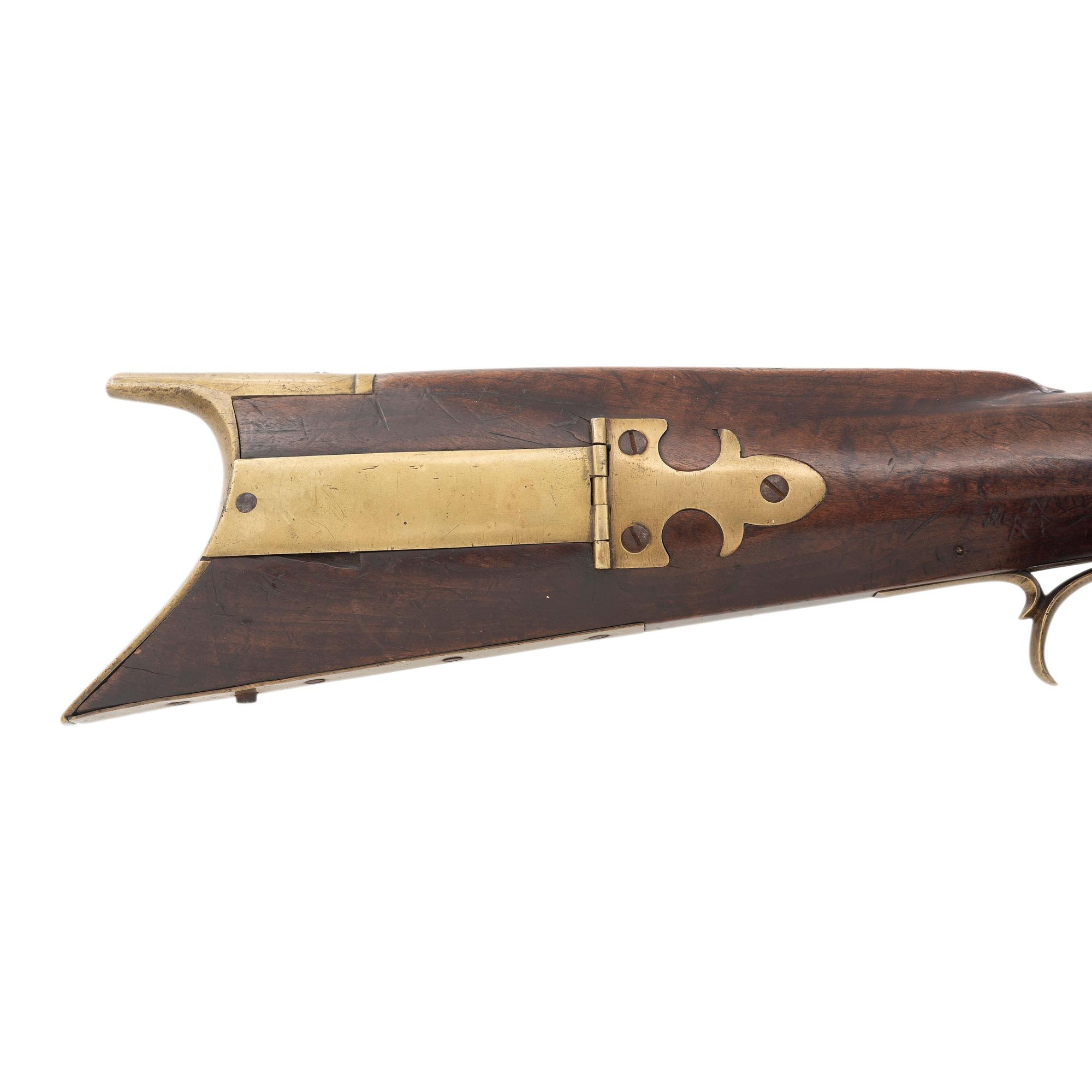 Unsigned Full Stock Percussion Rifle