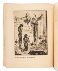 [BEARDSLEY, Aubrey Vincent (1872-1898), Illustrator]. MALORY, Sir Thomas (fl. 1470). [ Le Morte Darthur ]. The Birth Life and Acts of King Arthur of His Noble Knights of the Round Table … With an Introduction by Professor Phys and Embellished with Many Original Designs by Aubrey Beardsley . London: J.M. Dent & Co., 1893-1894.