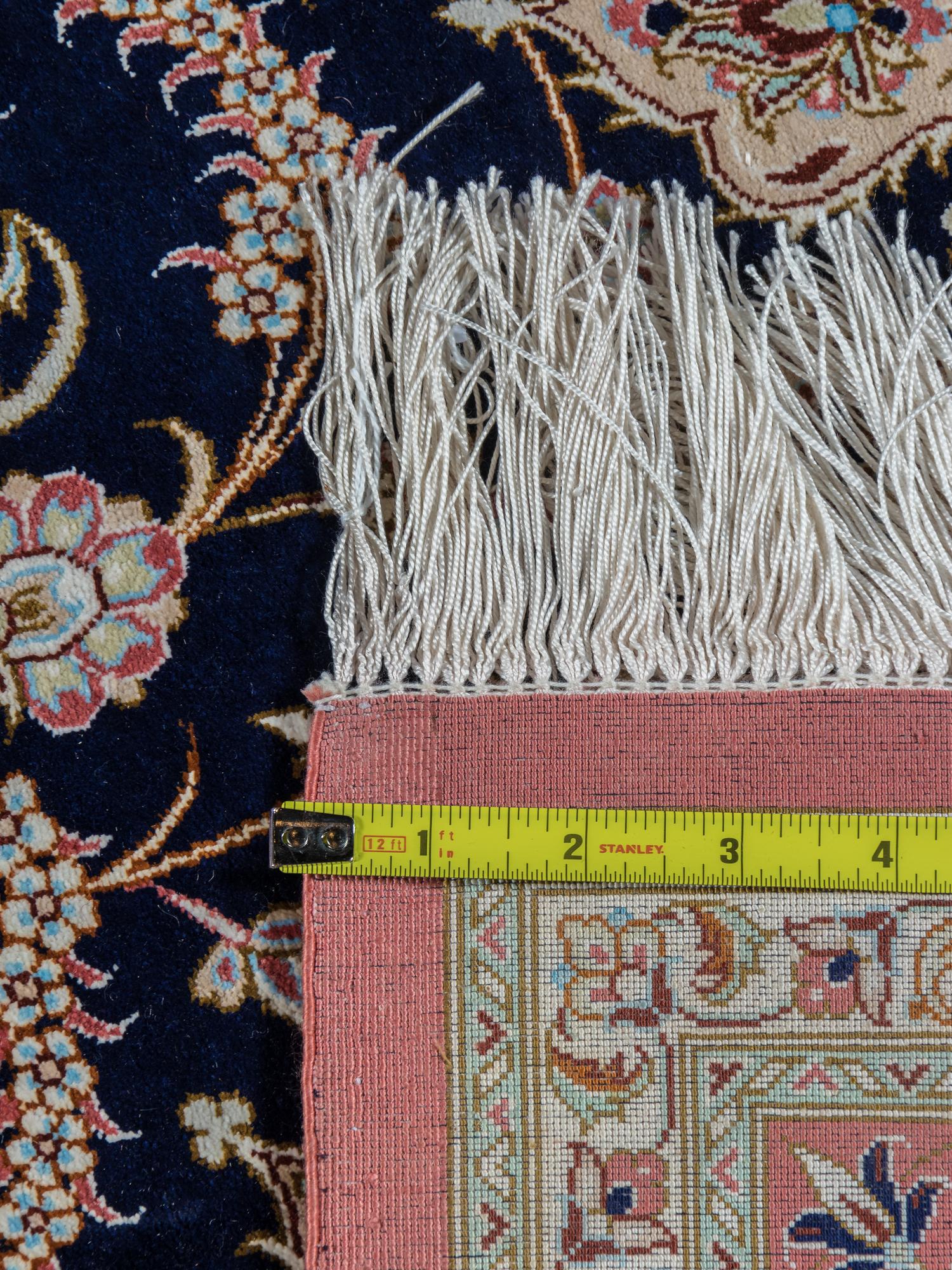 A Tabriz Silk Rug