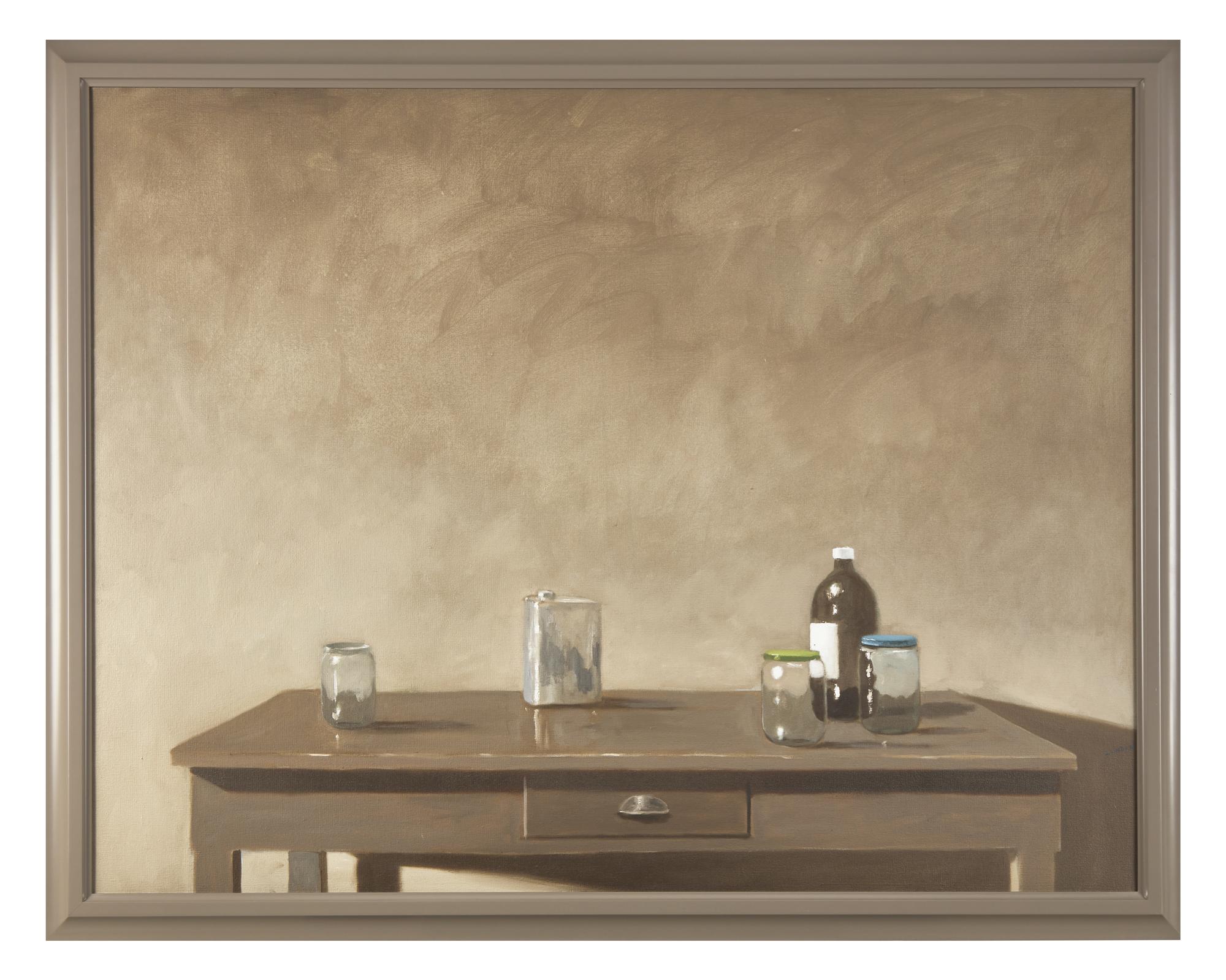 Simple Still Life with Brown Bottle, 1989