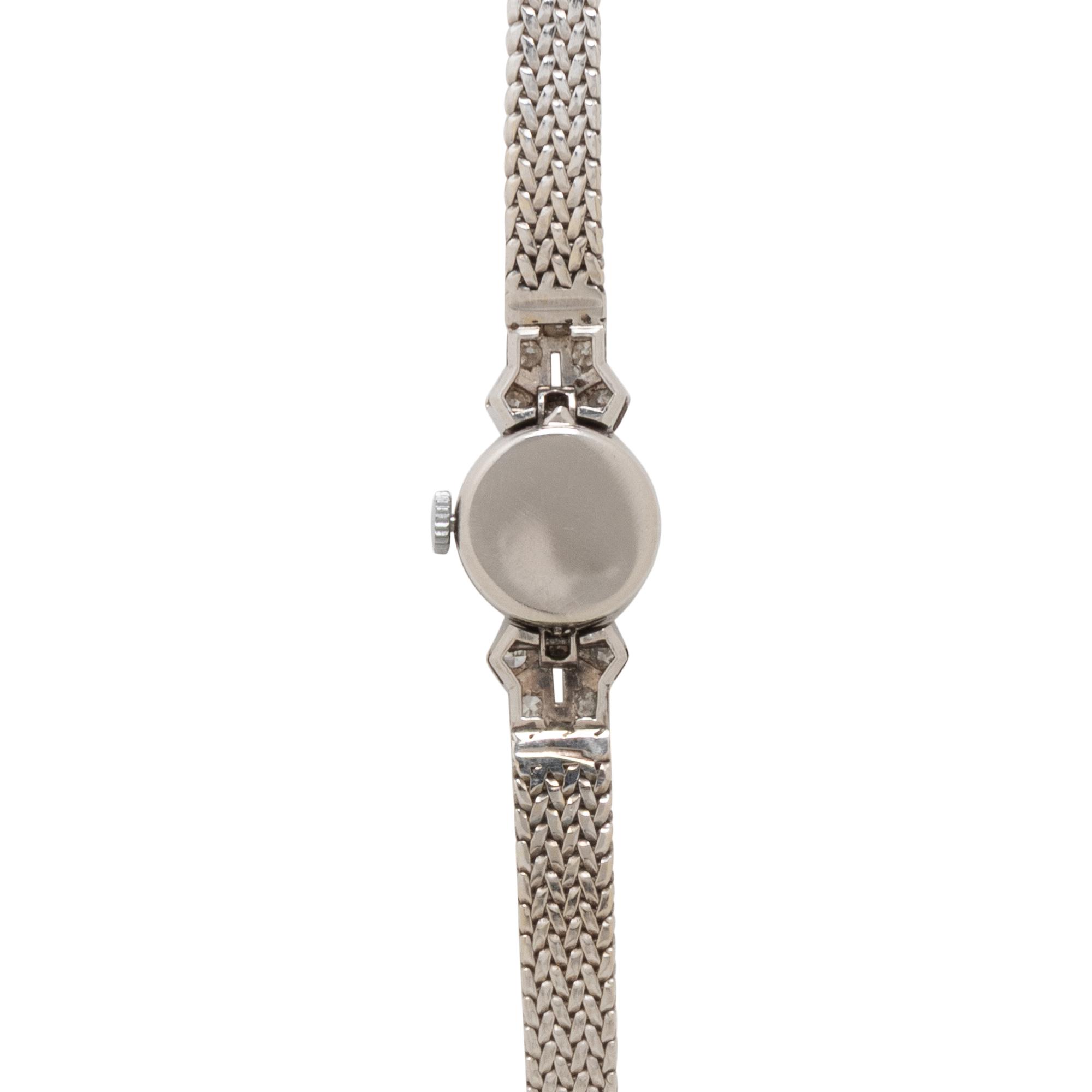 WHITE GOLD AND DIAMOND WATCH