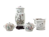 Four Porcelain Articles