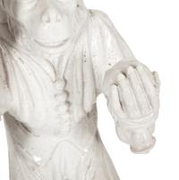 An Italian Glazed Terra Cotta Monkey Sculpture