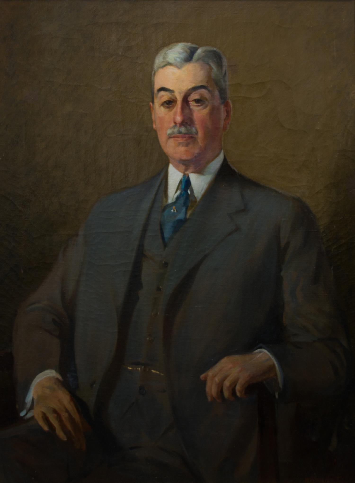 Howard Logan Hildebrandt, (American, 1872-1958), Portrait of Wilmot Adams