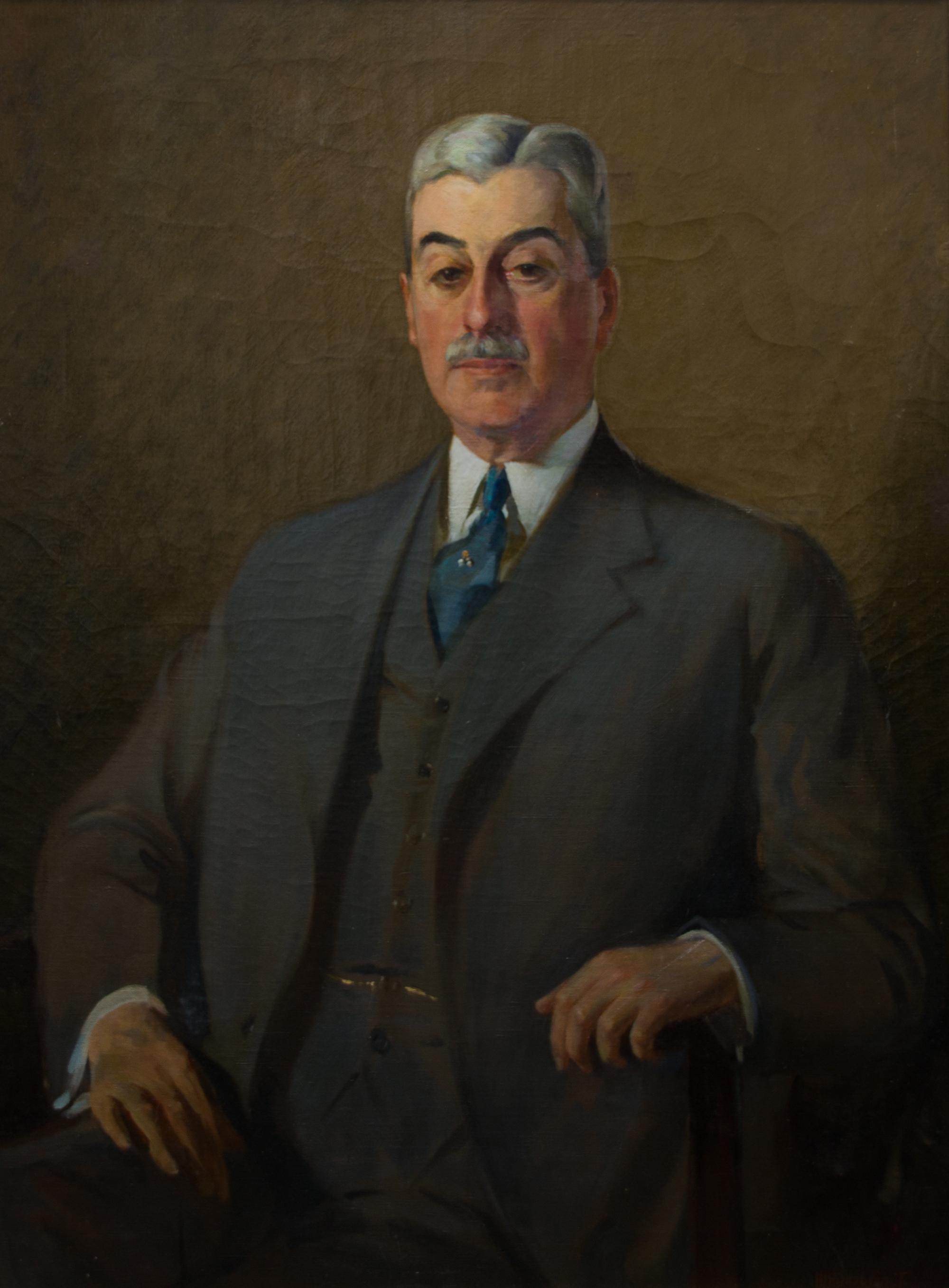 Howard Logan Hildebrandt, (American, 1872-1958), Portrait of Wilmot Adams