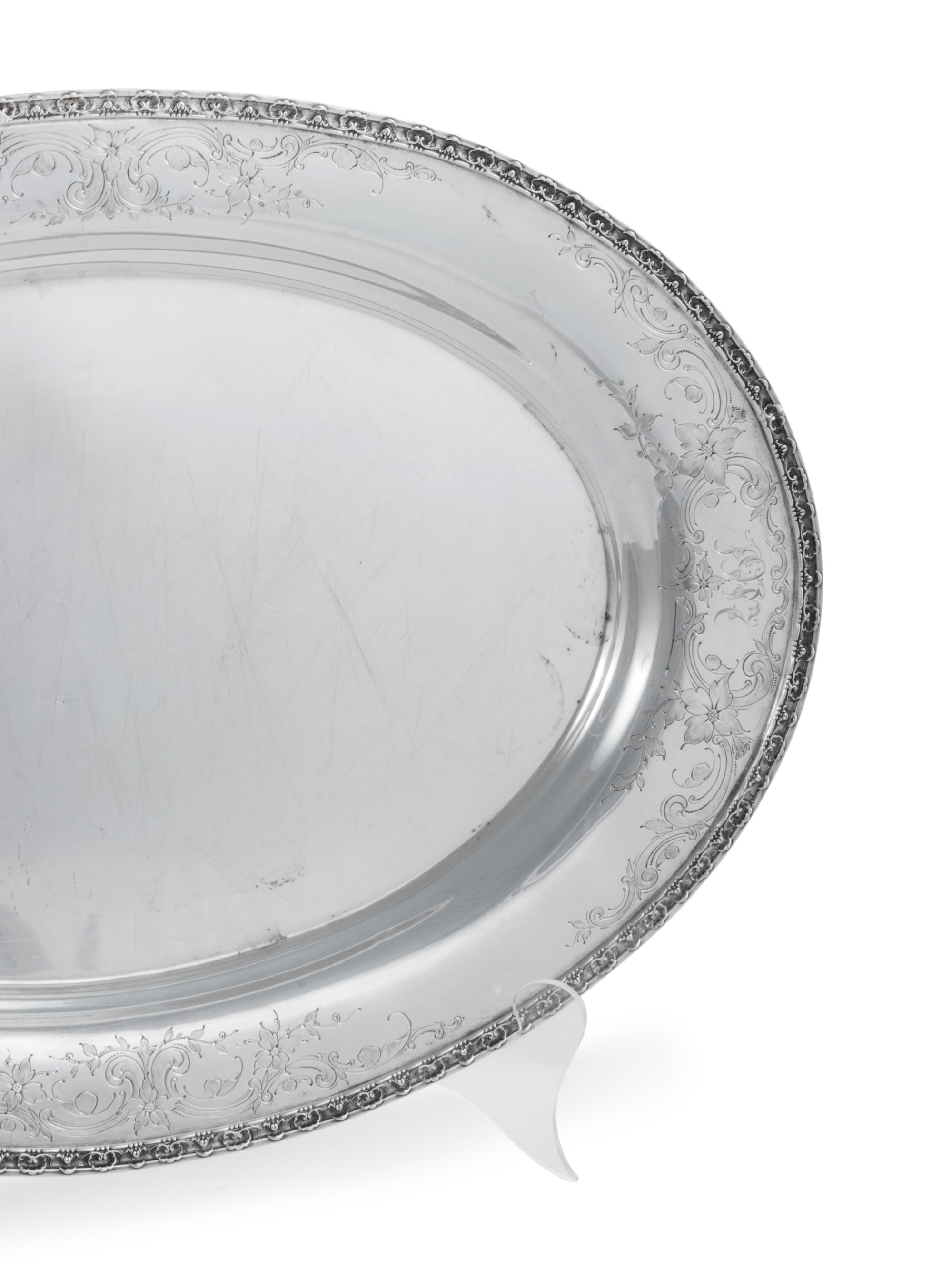 An American Silver Serving Tray