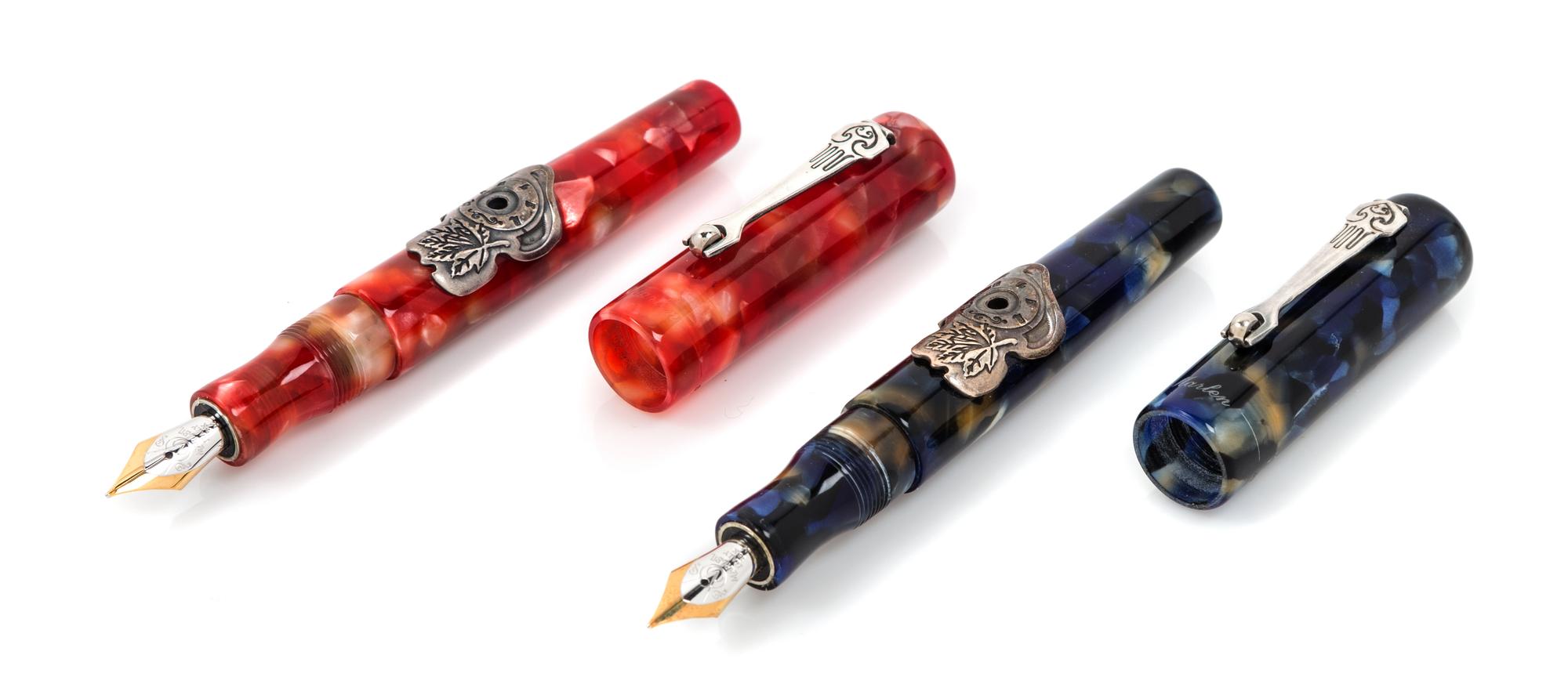 Two Marlen Vitis Special Edition Fountain Pens