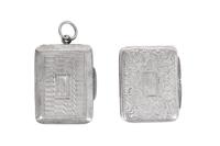 Two George IV Silver Vinaigrettes
