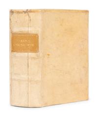 CARION, Johannes (1499-1537). Chronicorum ab orbe condition ad hane usque nostram aetatem Libri III ... Paris: Puteana, 1561.