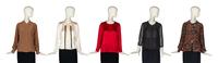 Five Chanel Blouses