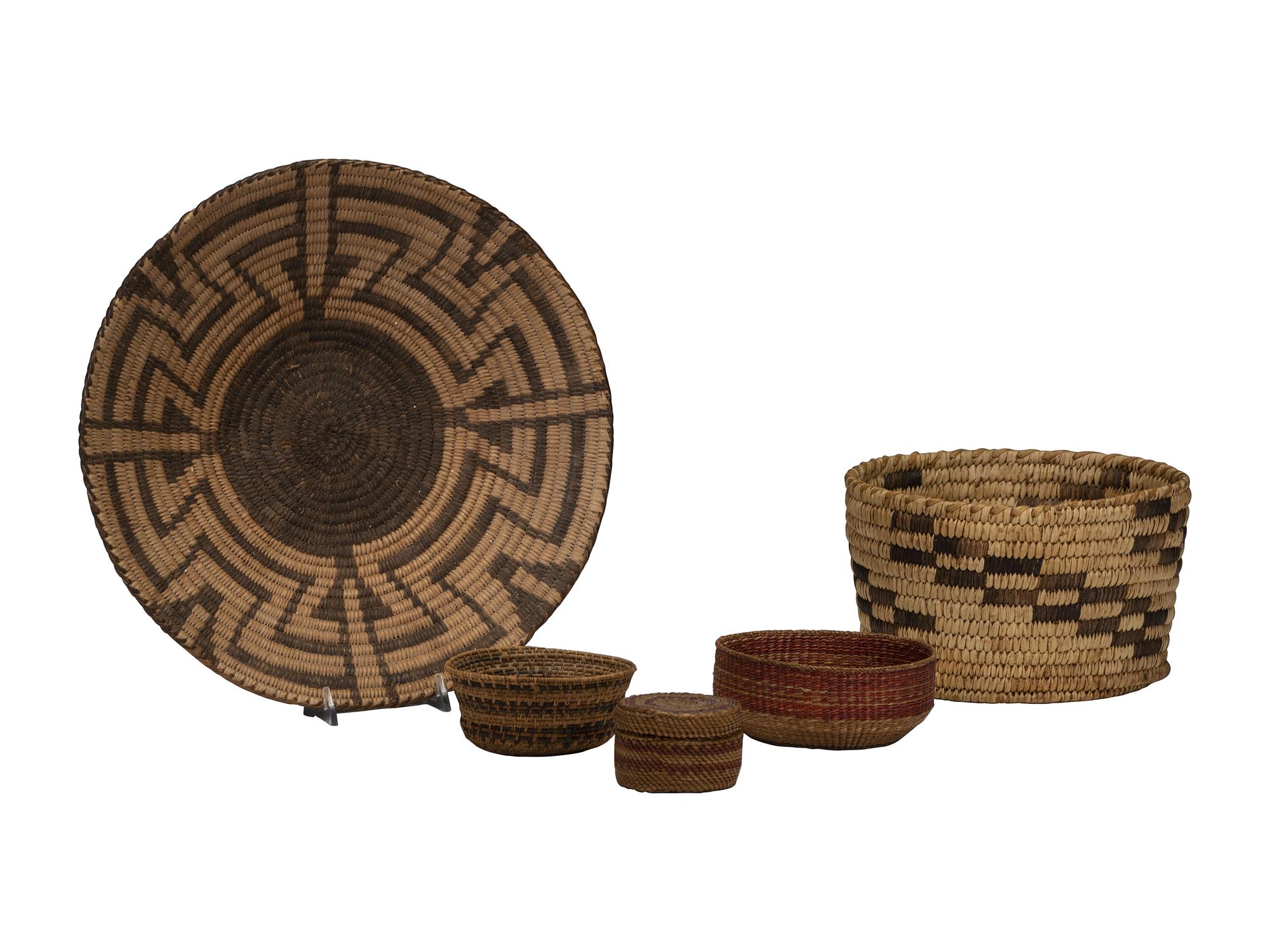 A Collection of Native American Baskets