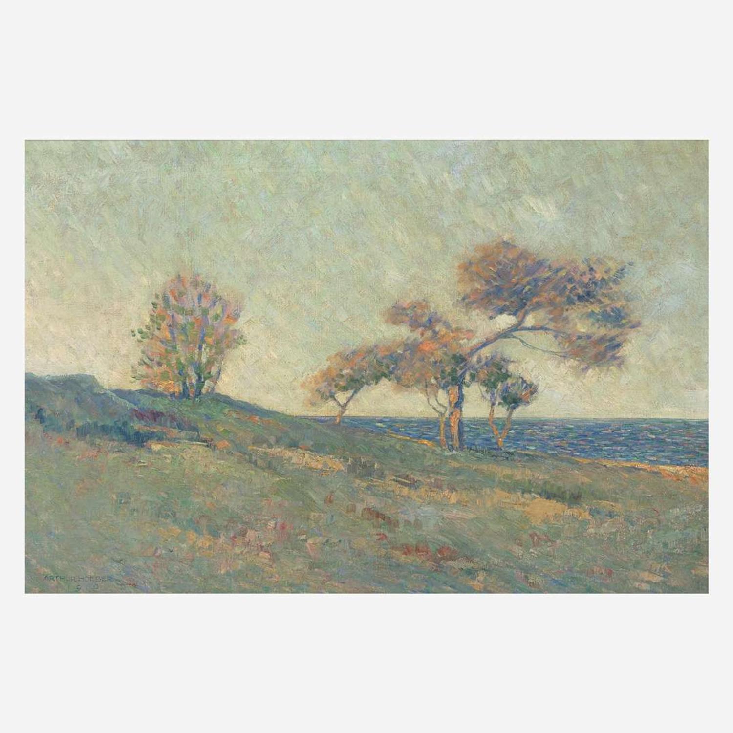 Arthur Hoeber (American, 1854-1915) Trees