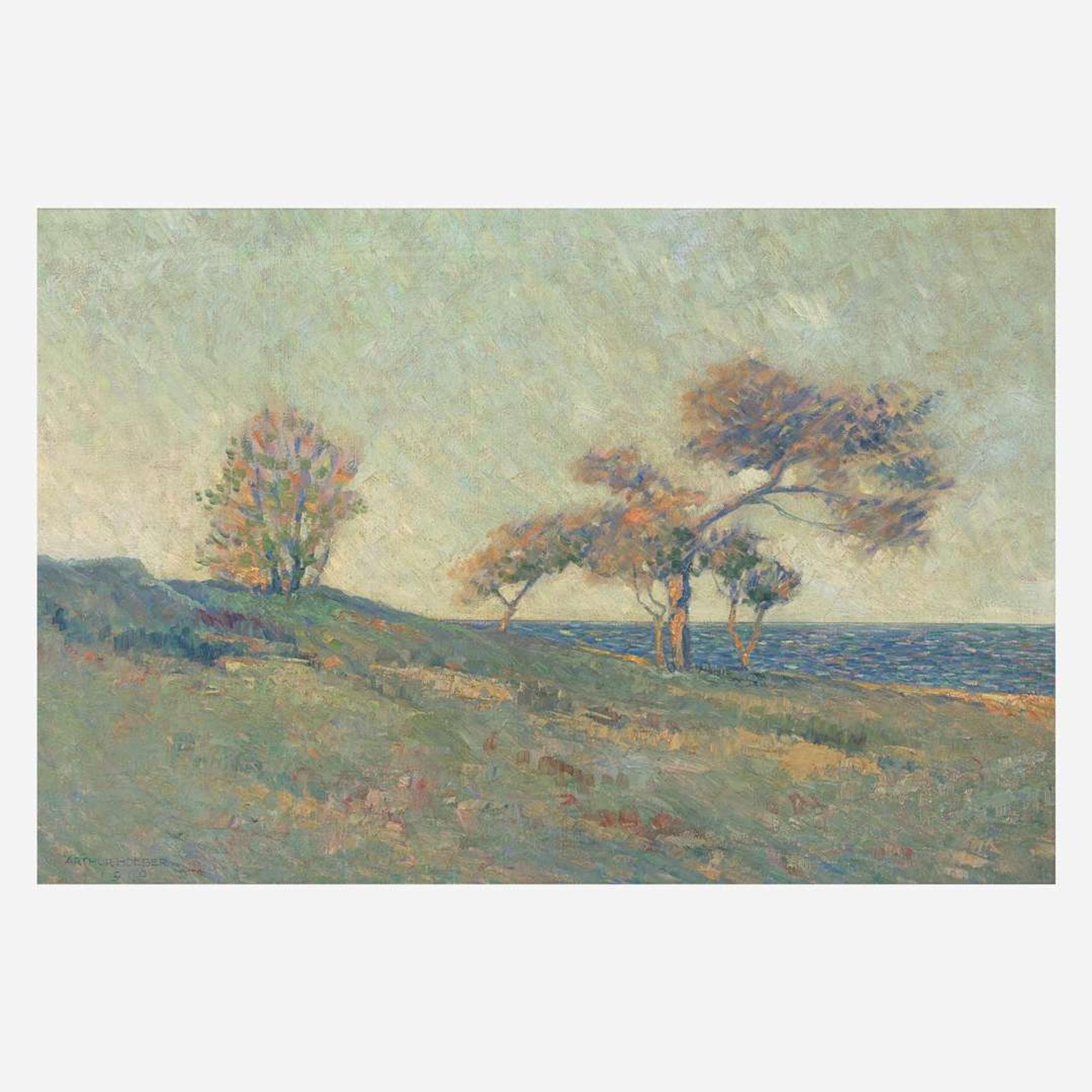 Arthur Hoeber (American, 1854-1915) Trees