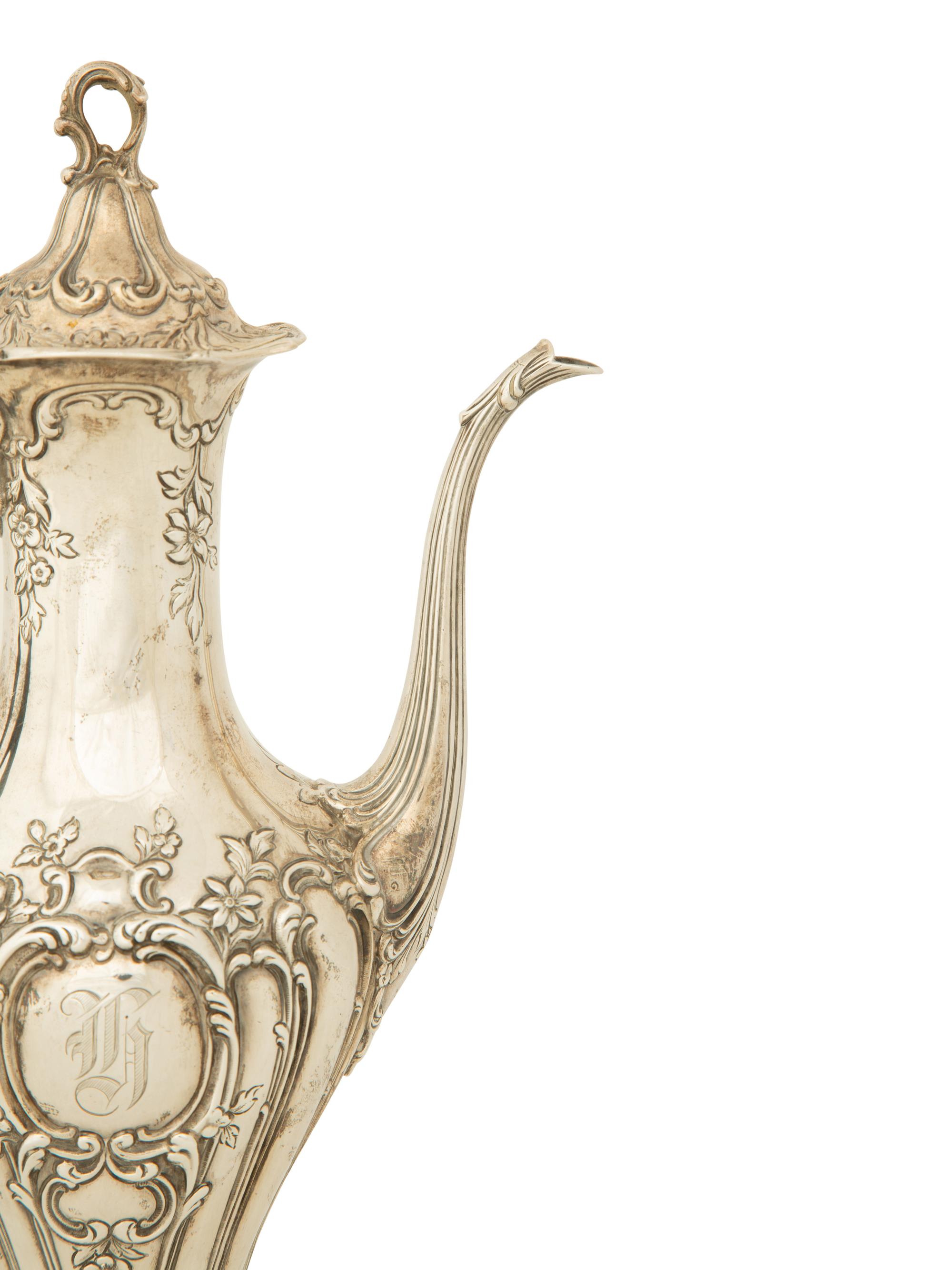 An American Silver Coffee Pot — Gorham Mfg. Co., Providence, RI, Circa 1900