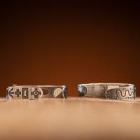 Fred Harvey Era Silver Cuff Bracelets