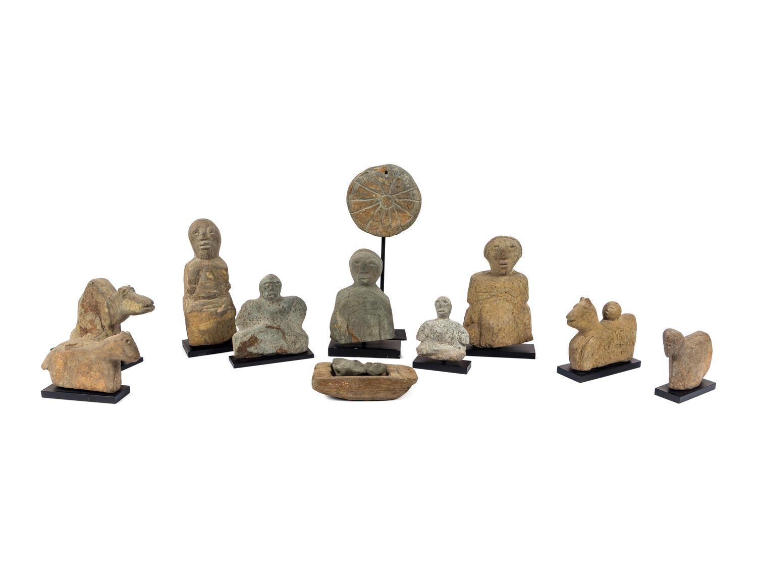 Nativity Scene (a group of 12 sculptures)