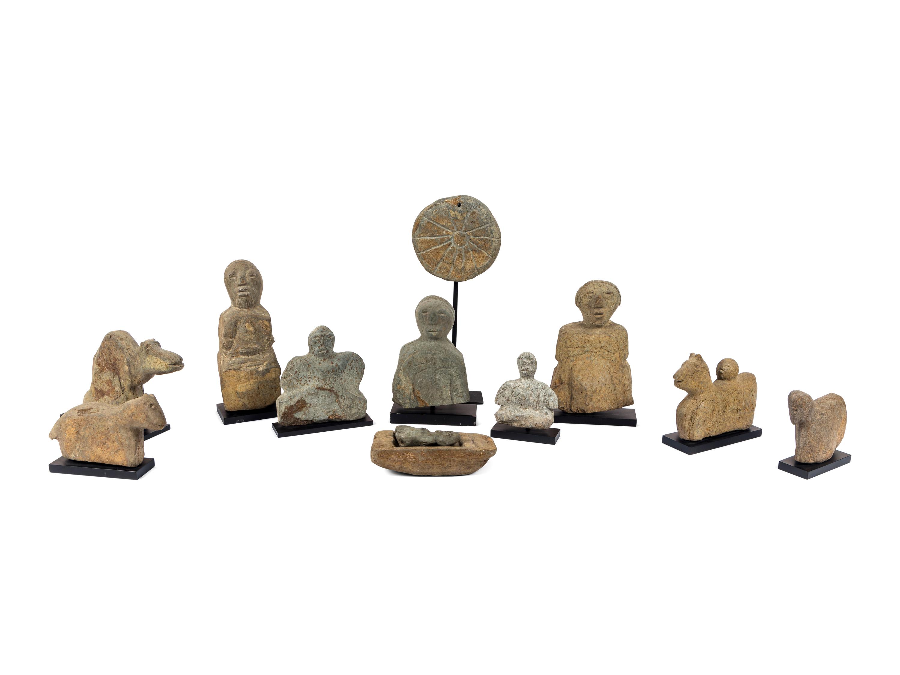 Nativity Scene (a group of 12 sculptures)