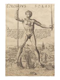 Anonymous engraver, published by Gerard de Jode. Colossus Solis (New Hollstein 623)