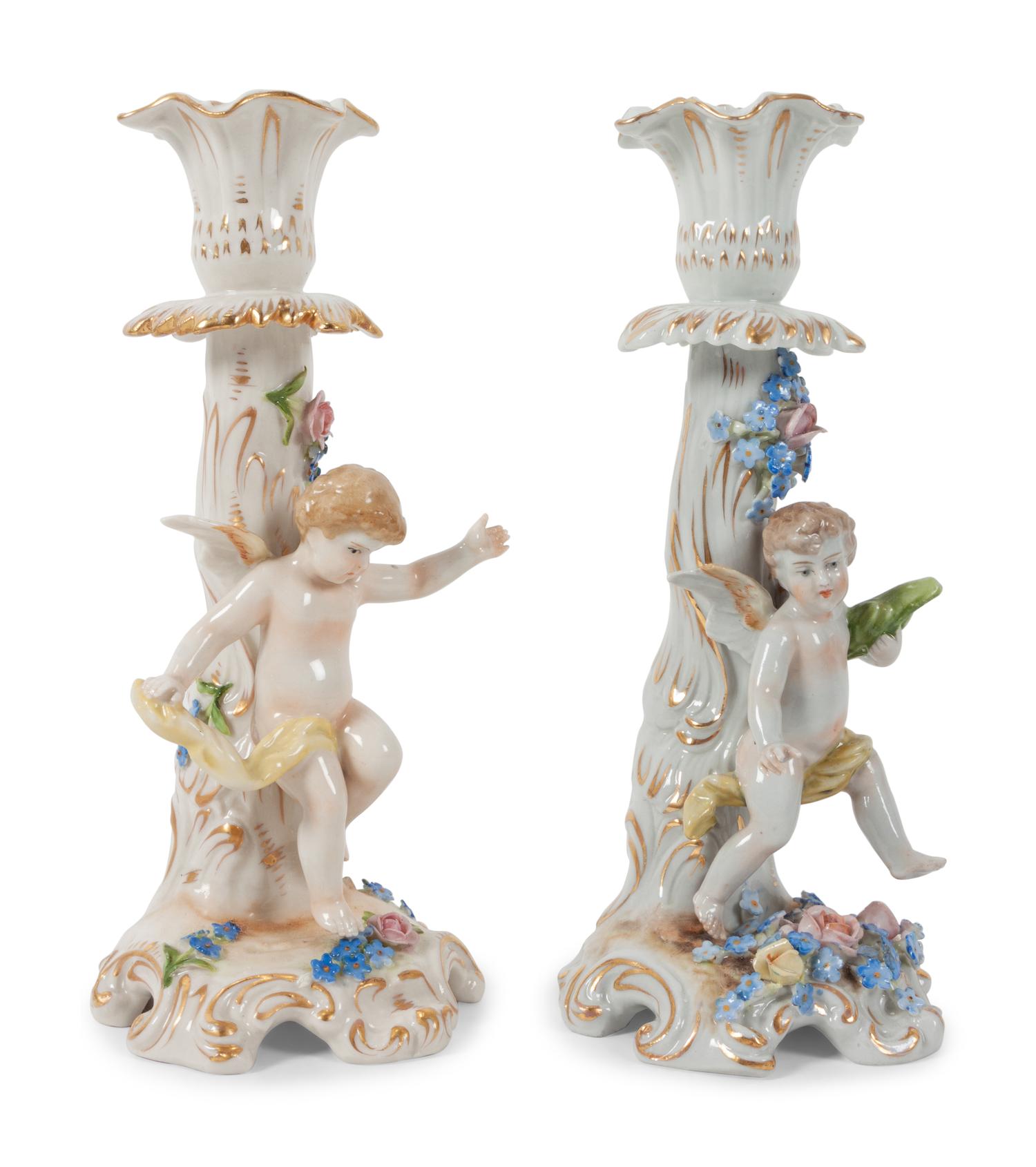 A Continental Porcelain Figural Group