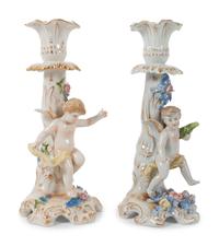 A Continental Porcelain Figural Group