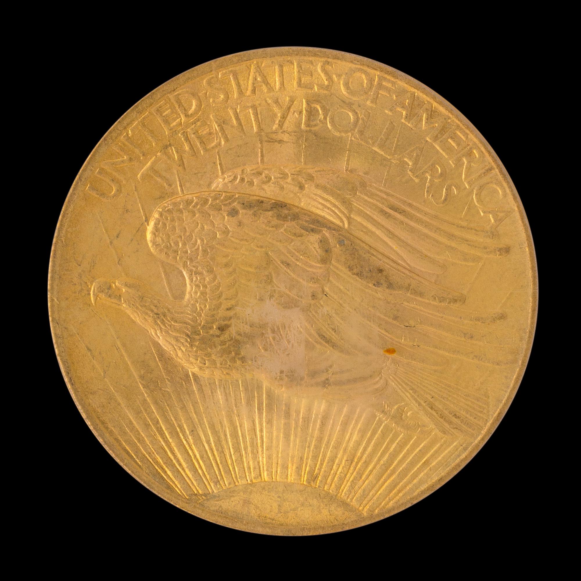 A United States 1907 Saint-Gaudens $20 Gold Coin