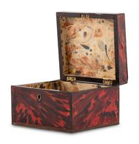 A George III Tortoise Shell Table Casket