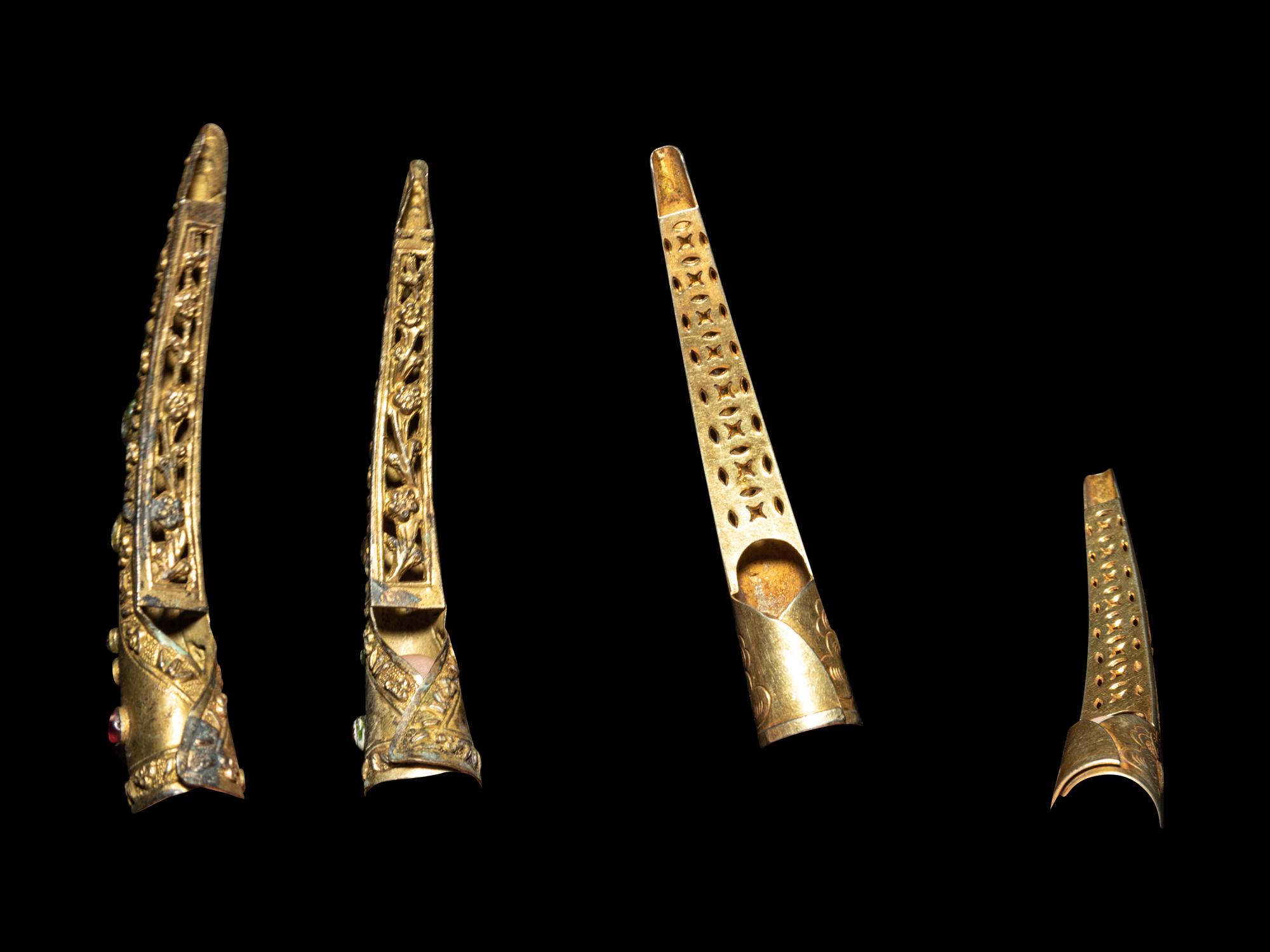 Seven Chinese Mixed Metal Articles