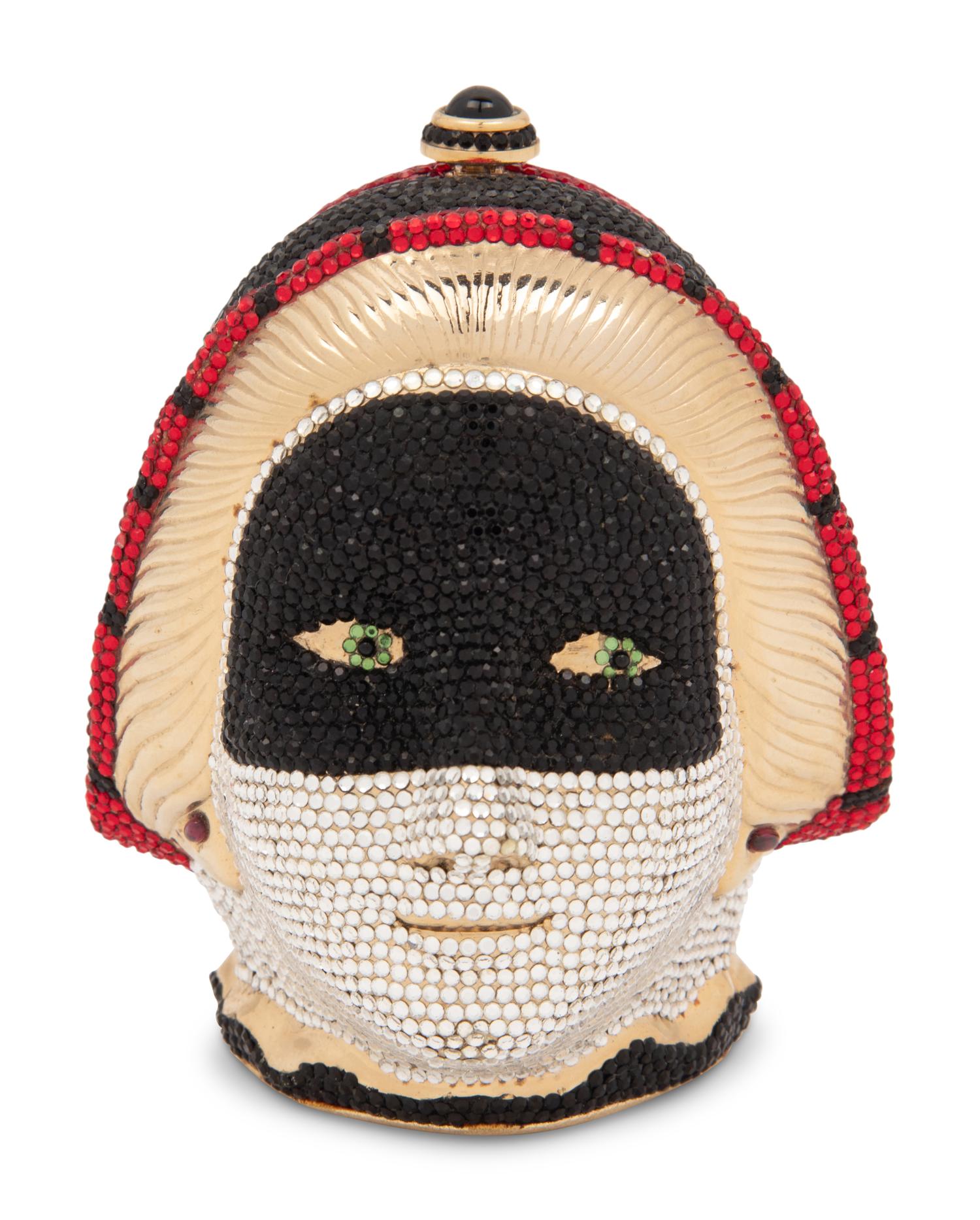 Judith Leiber Venetian Mask Minaudière