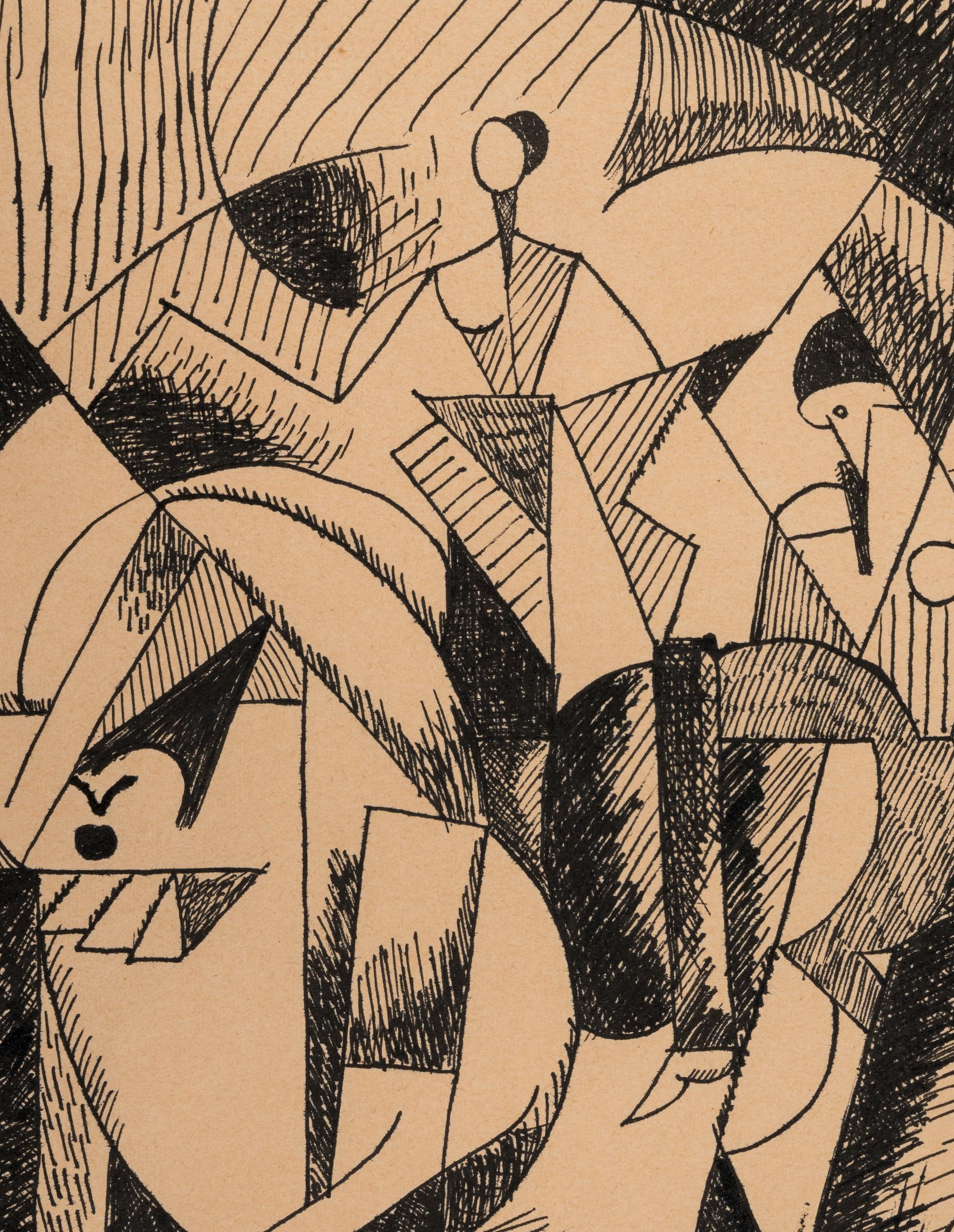 Sur une Écuyère de Cirque , 1914
