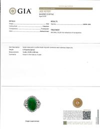 JADE AND DIAMOND RING