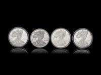 [PRIVATE ISSUE] Four Large-Size Silver Rounds