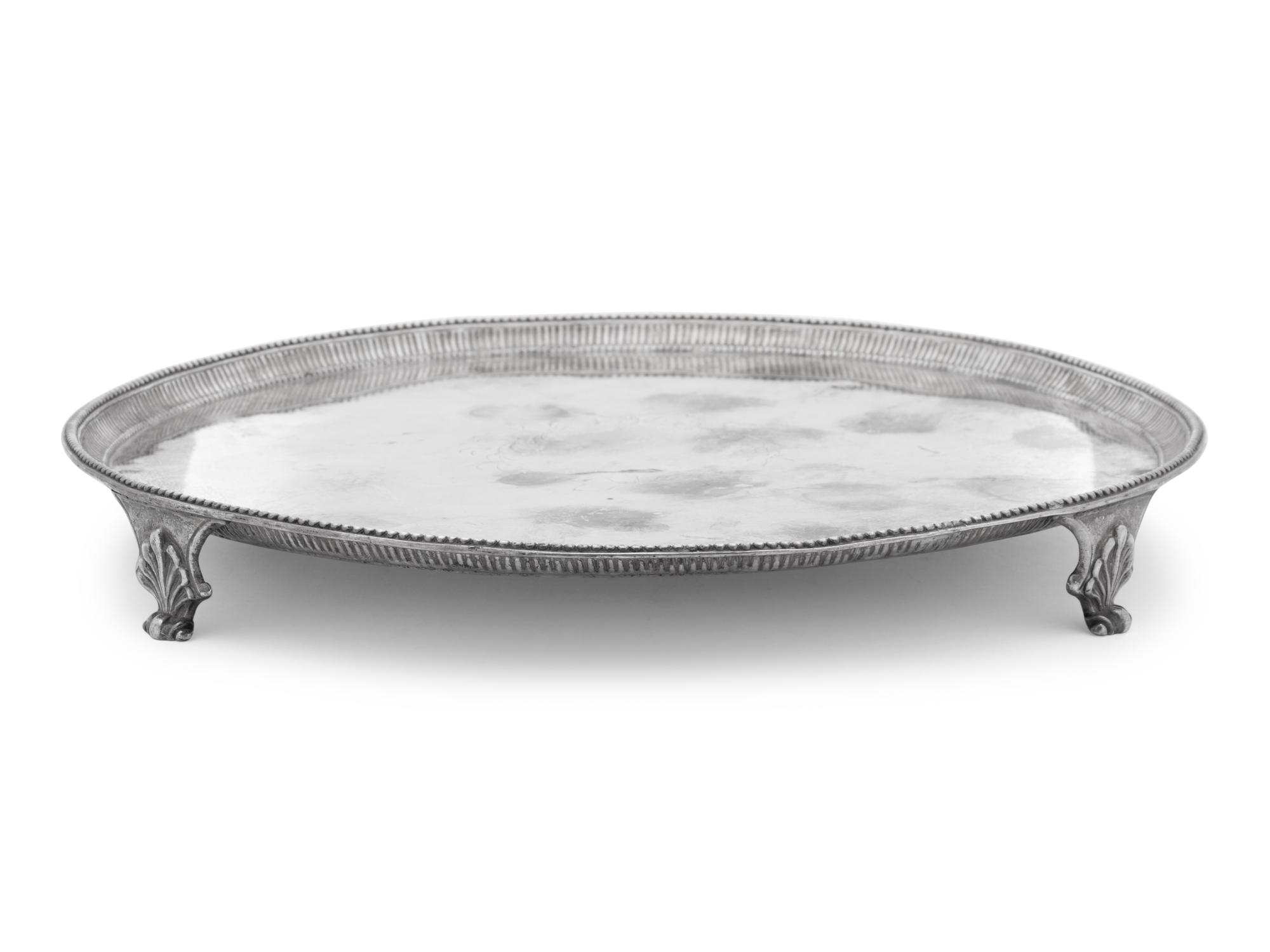 An English Silver Center Tray