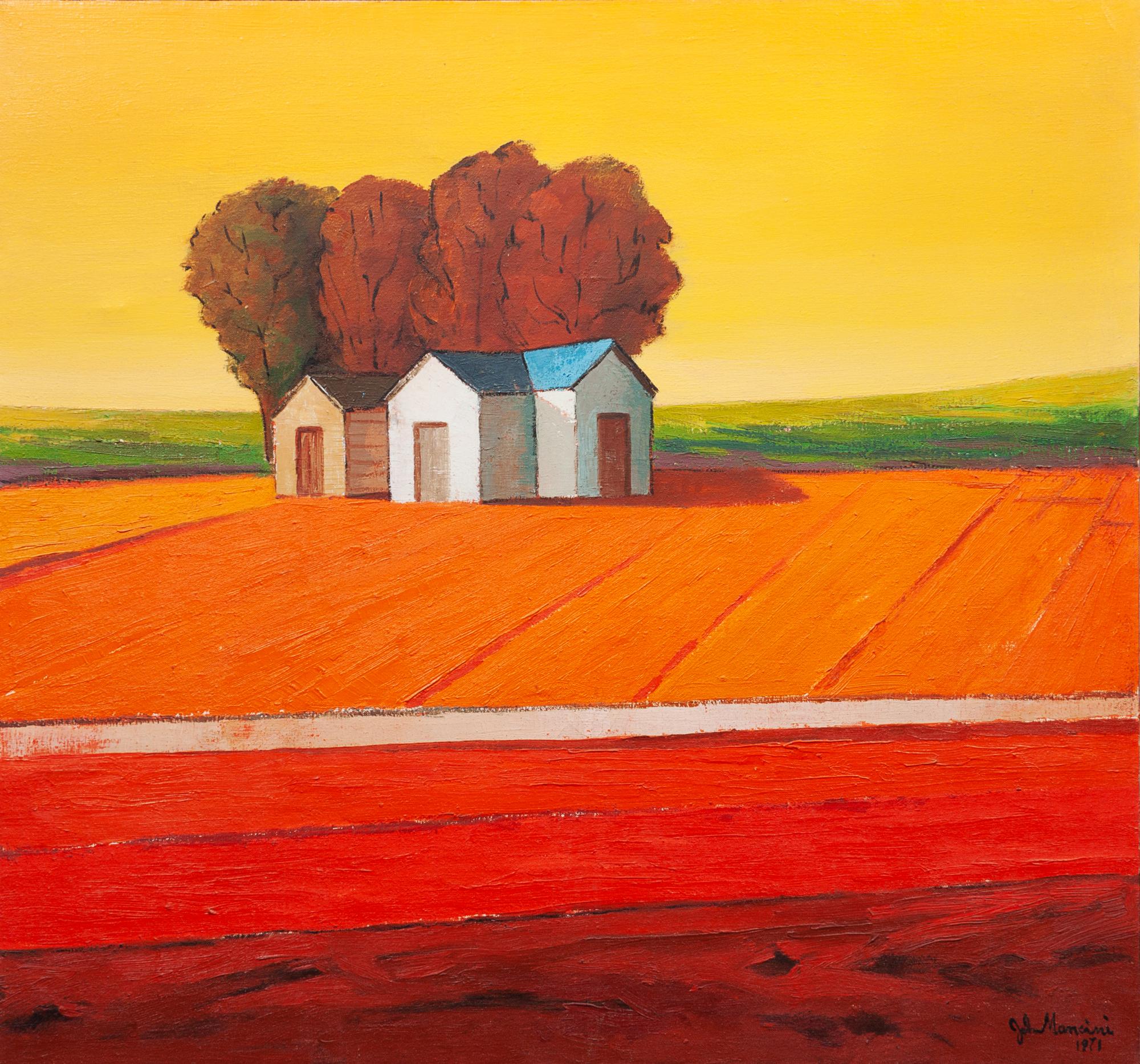 John Mancini, (American, b.1925), Clear Day, 1971