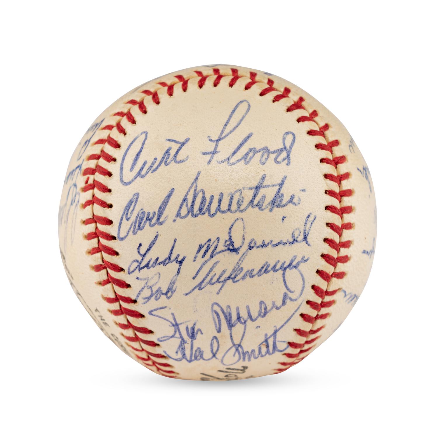 A 1961 St. Louis Cardinals Team Signed Autograph Baseball (Beckett Authentication Services)