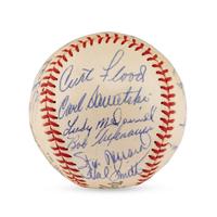 A 1961 St. Louis Cardinals Team Signed Autograph Baseball (Beckett Authentication Services)