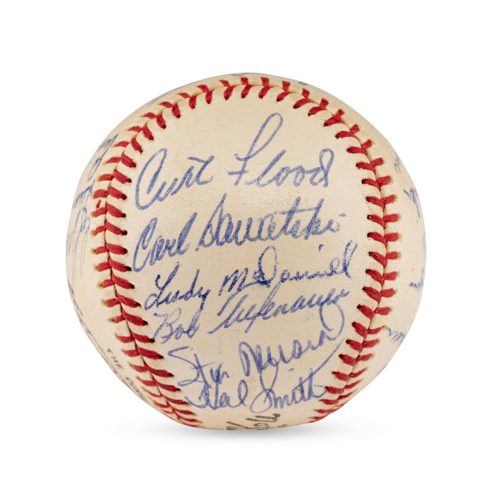 A 1961 St. Louis Cardinals Team Signed Autograph Baseball (Beckett Authentication Services)