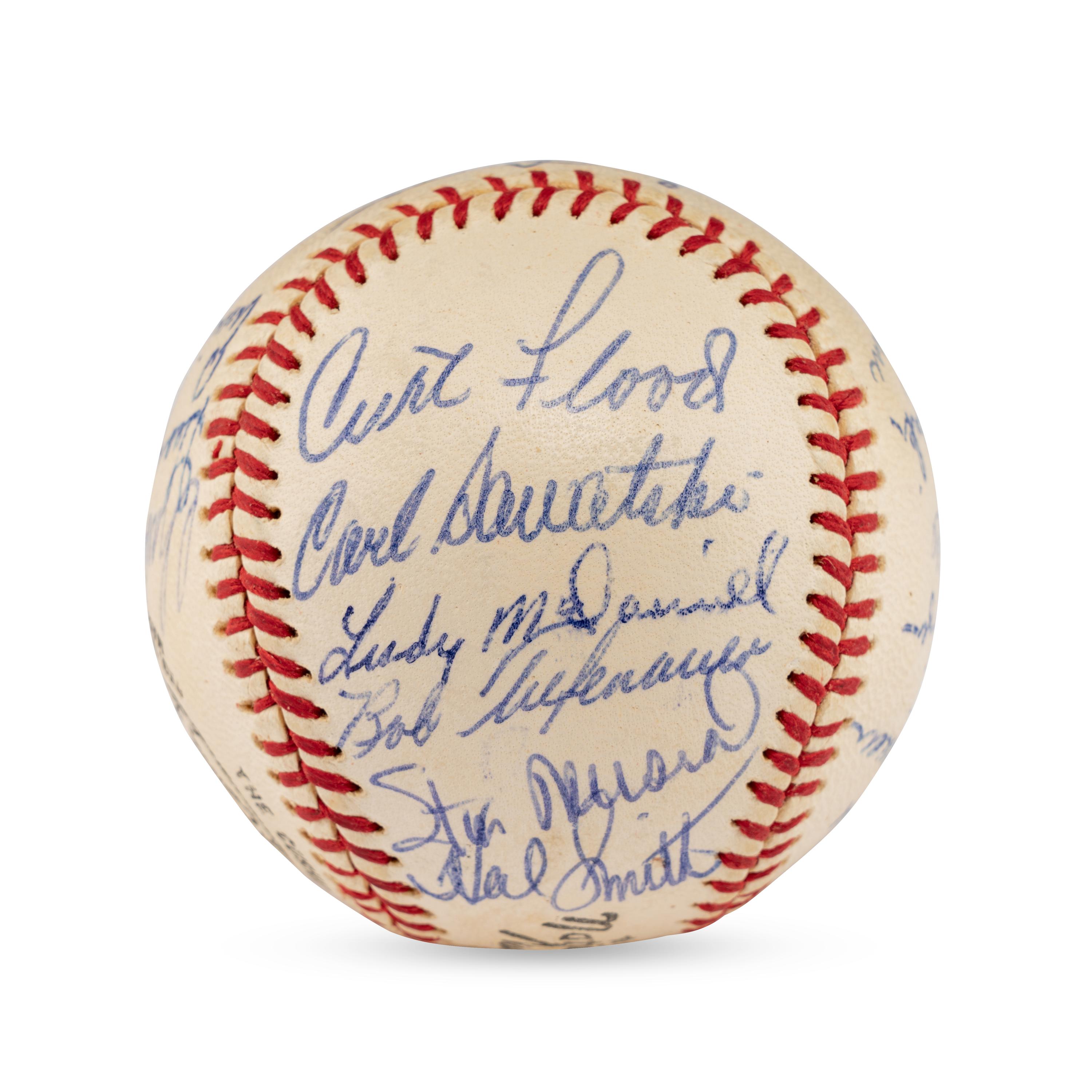 A 1961 St. Louis Cardinals Team Signed Autograph Baseball (Beckett Authentication Services)