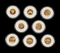 [PRIVATE ISSUE] A Group of Eight Albuquerque International Balloon Fiesta Commemorative 1/5 oz. Gold Rounds