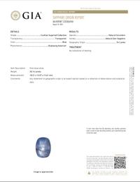 30.16 CARAT CEYLON SUGARLOAF STAR SAPPHIRE