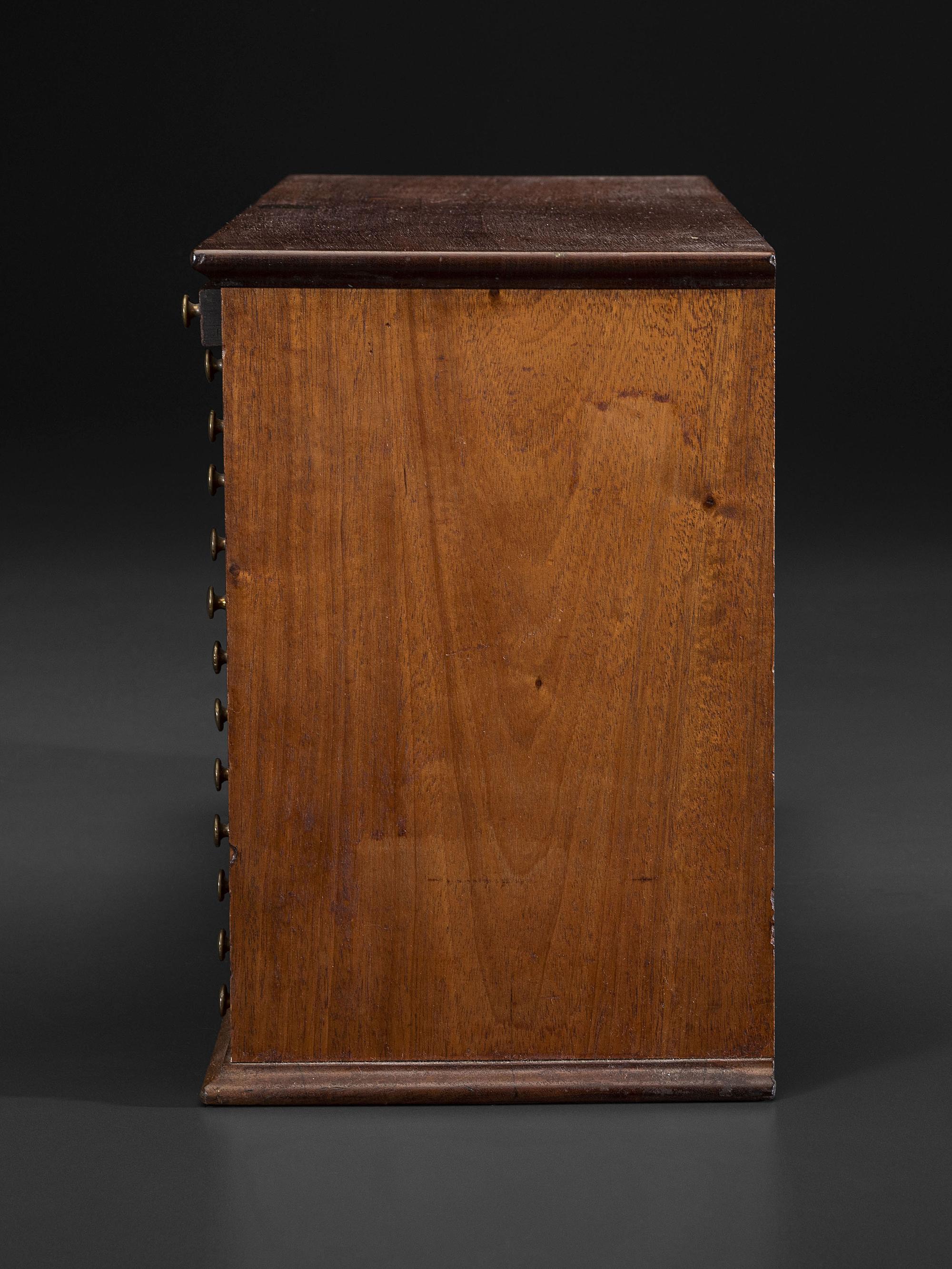 An Oak Watchmaker's Storage Chest