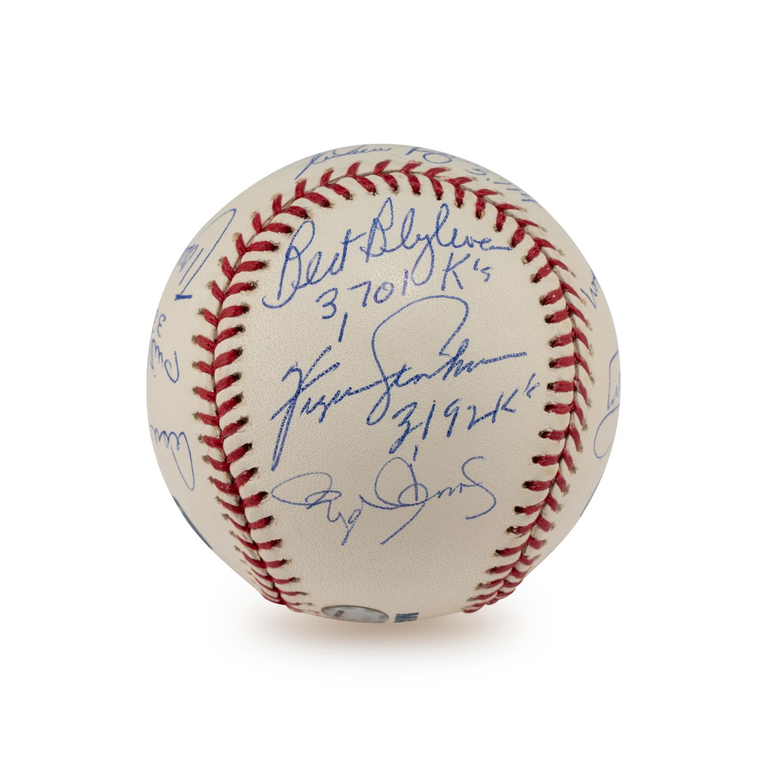 A Strikeout King Hall of Pitchers Multi Signed Autograph Baseball (Beckett Authentication Services)