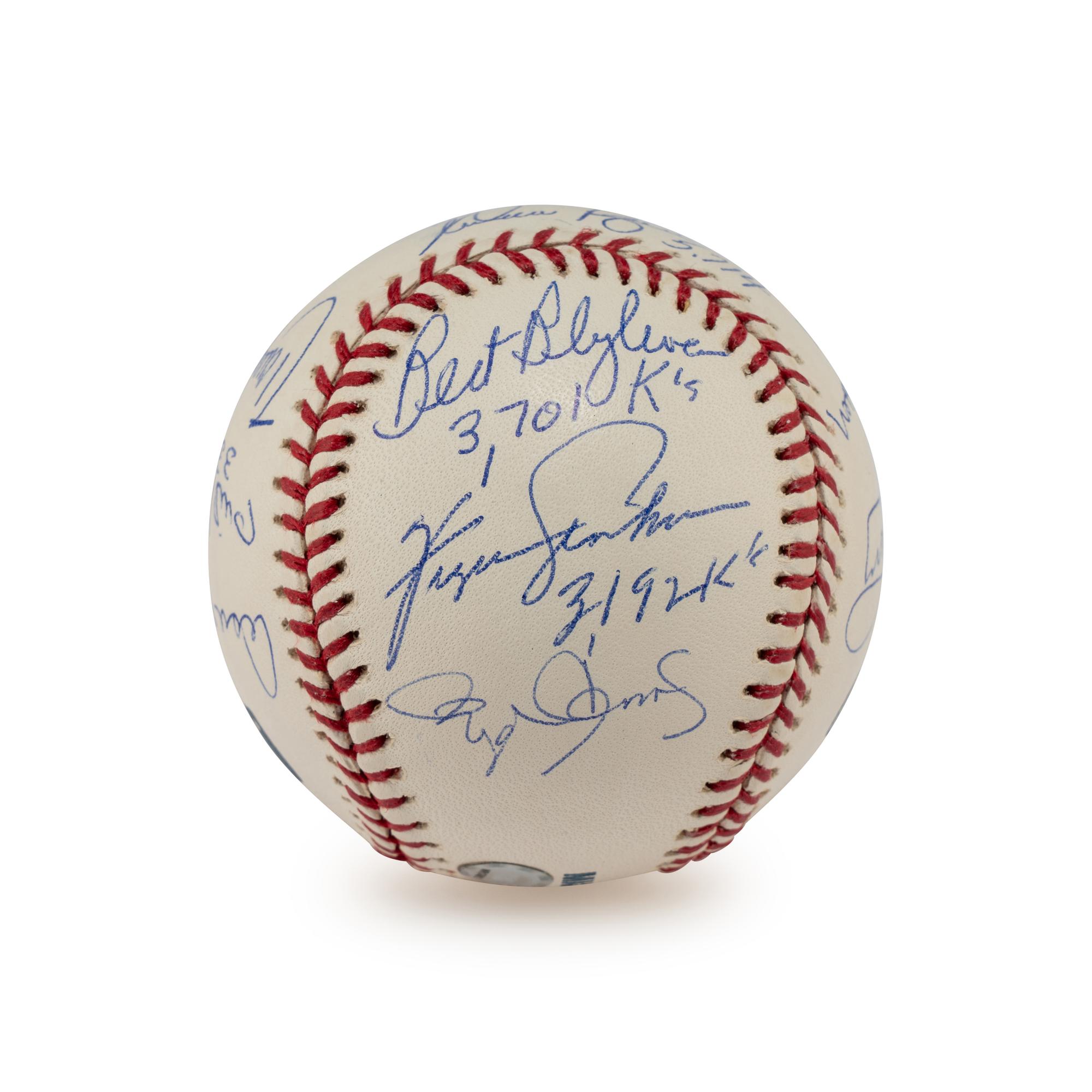 A Strikeout King Hall of Pitchers Multi Signed Autograph Baseball (Beckett Authentication Services)