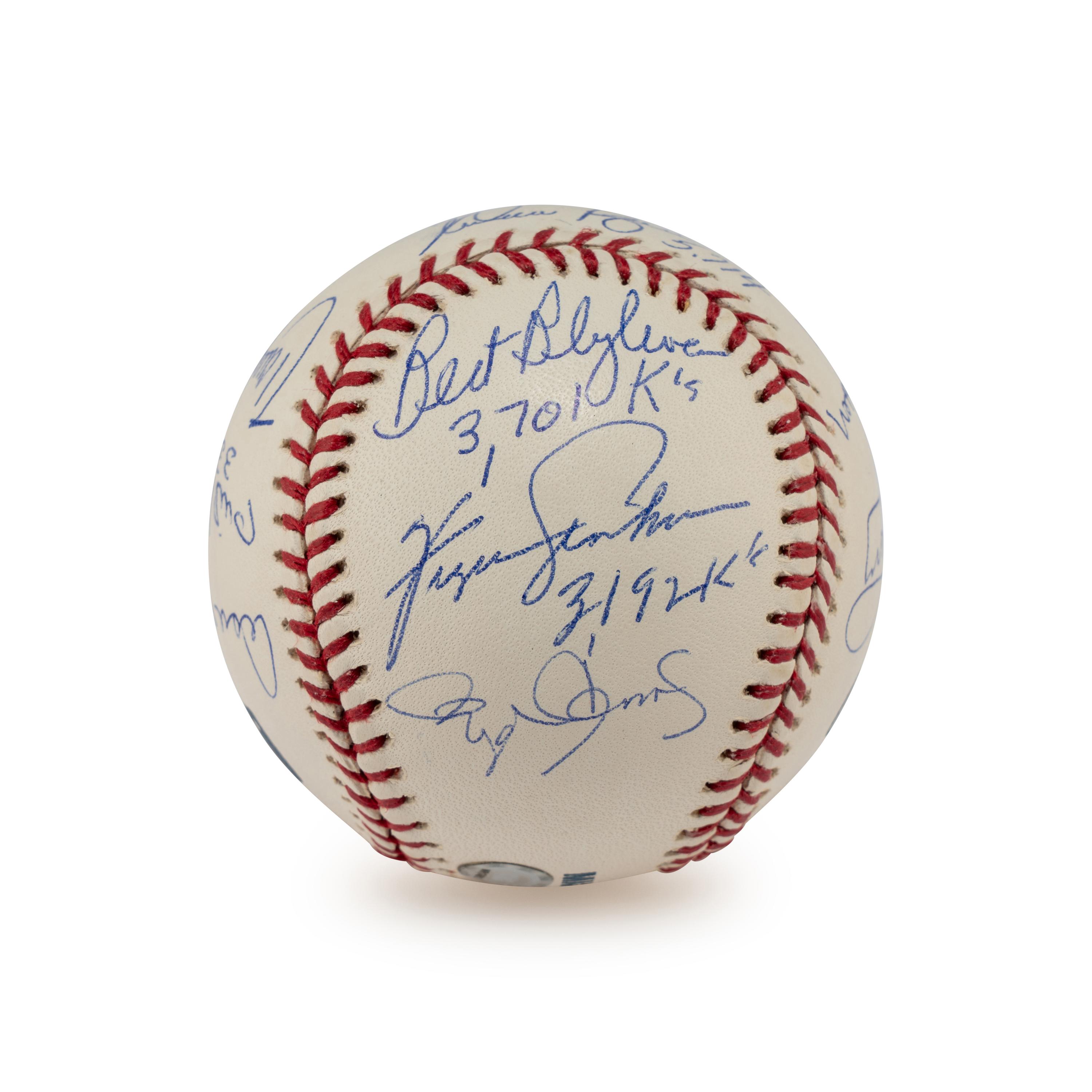 A Strikeout King Hall of Pitchers Multi Signed Autograph Baseball (Beckett Authentication Services)