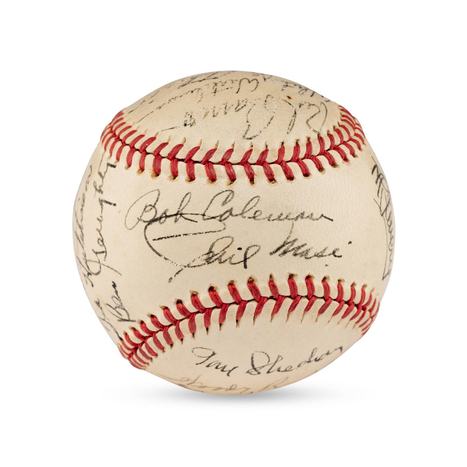 A 1944 Boston Braves Team Signed Autograph Baseball