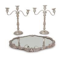 A Group of Three American Silver Table Articles