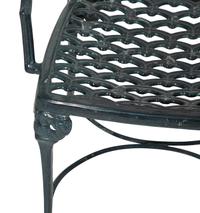 A Large Group of Painted Aluminum Garden Furniture — 20th Century